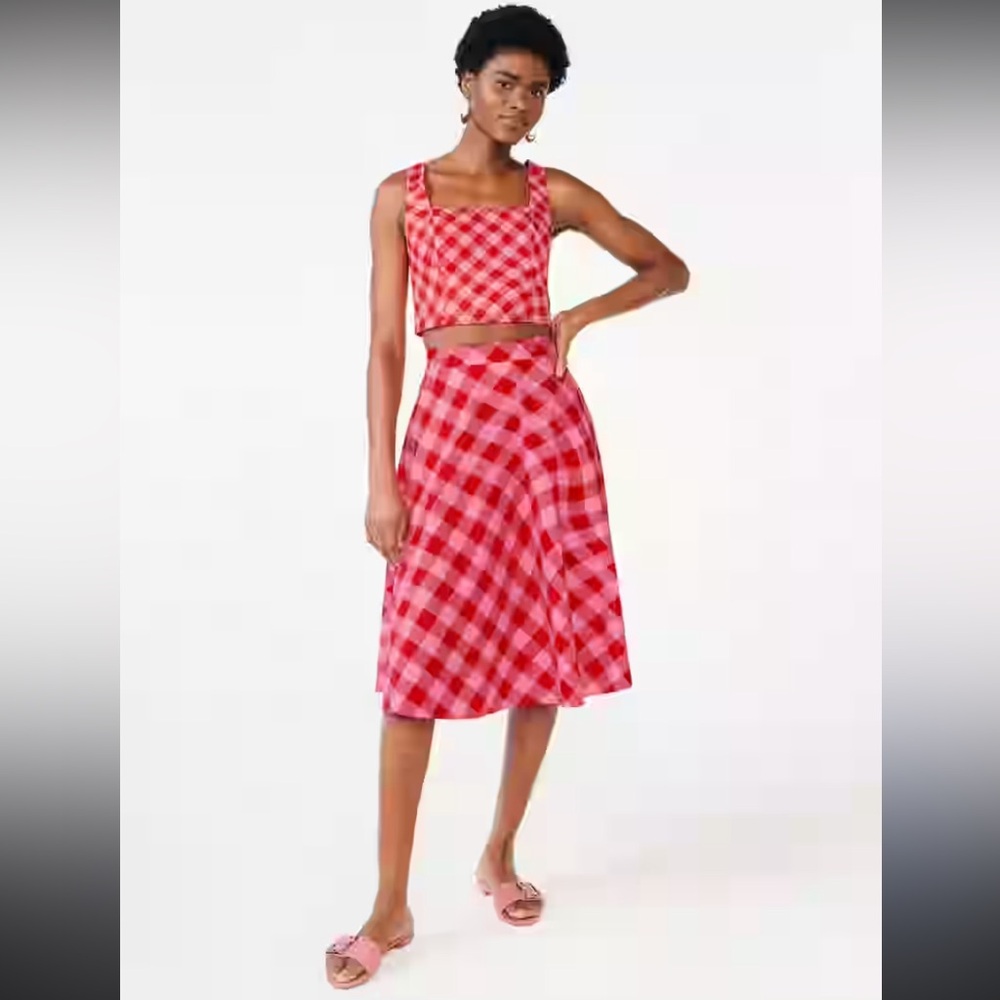 Gingham 2 pc summer set